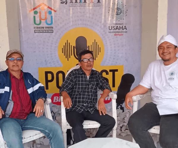 Promosi Potensi & Gali Masalah, HIPPI Sleman Gelar Podcast bersama Forkal UMKM se Kabupaten Sleman