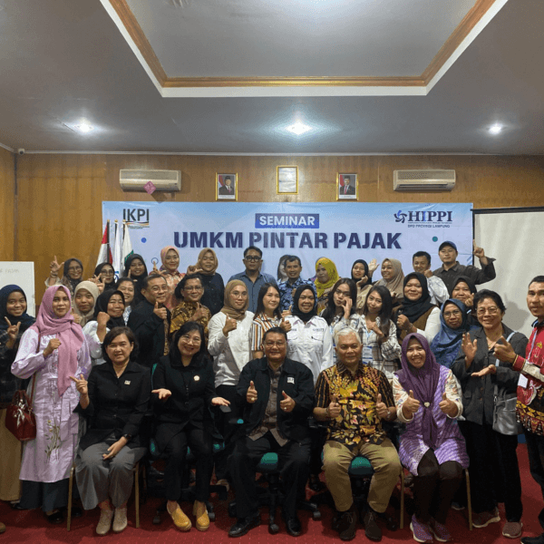 IKPI Lampung Bersama HIPPI Kolaborasi Gelar Seminar UMKM Pintar Pajak