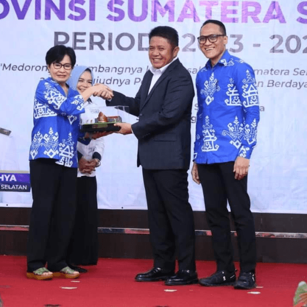 Gubernur Sumsel menghadiri Pelantikan dan Pengukuhan Pengurus DPD HIPPI Provinsi Sumsel