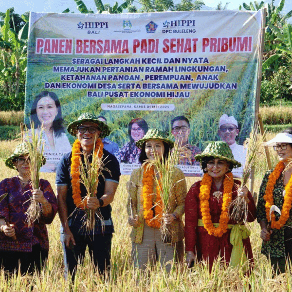 HIPPI Buleleng Gelar Panen Bersama, Wujud Dukung Ketahanan Pangan Nasional
